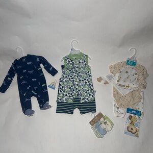 Baby boy newborn clothes bundle lot